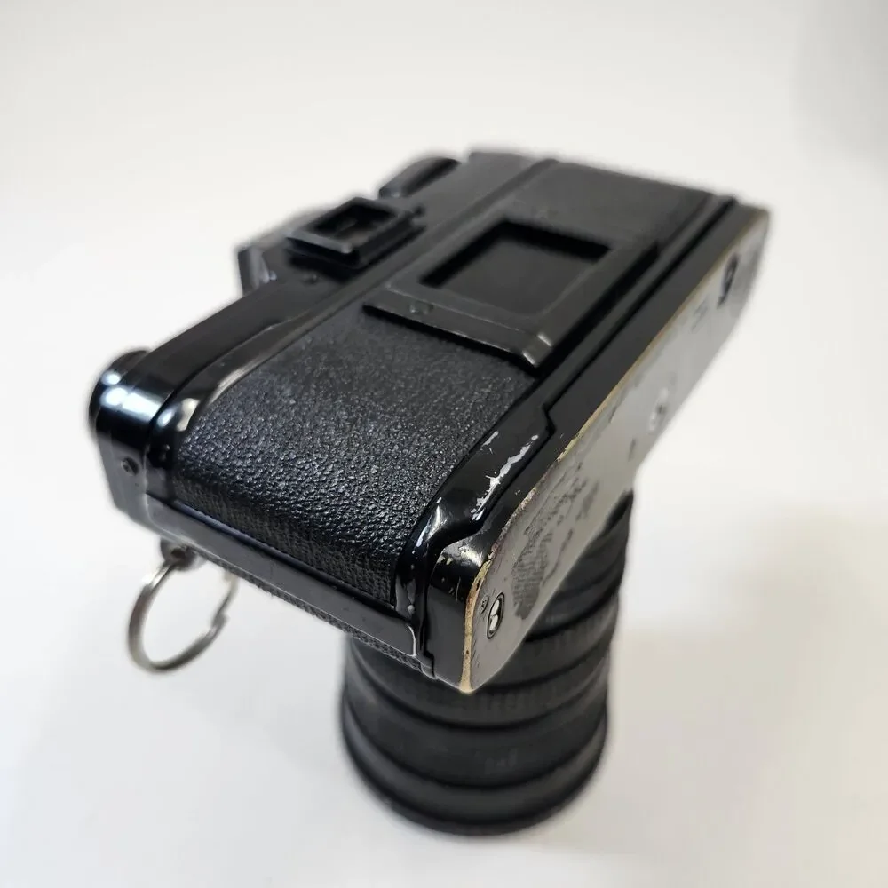 Canon AE-1 Black 35mm SLR Film Camera Sakar MC Zoom 1:3.5-4.5 f 28-80mm
